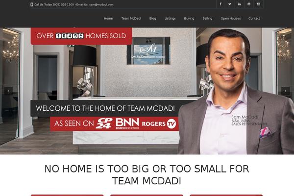 Wp-pro-real-estate-7-child theme site design template sample