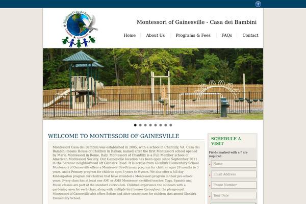 School theme site design template sample