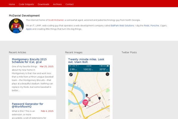 Site using Digicution Simple Twitter Feed plugin