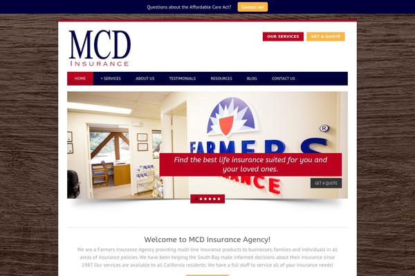 mcdinsurance.com site used Blue Diamond