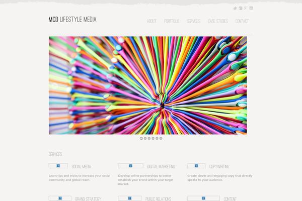 Good Minimal theme site design template sample