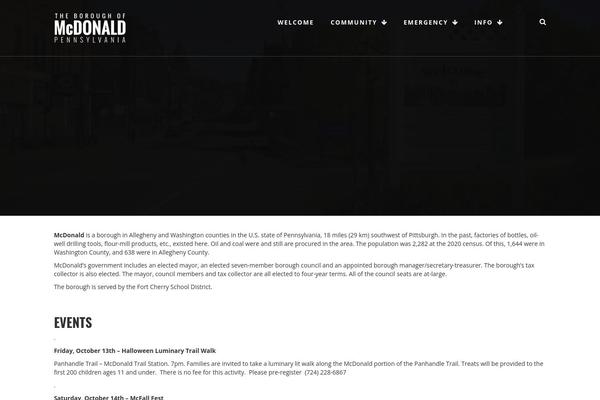 Motive theme site design template sample