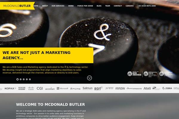 Mba theme site design template sample