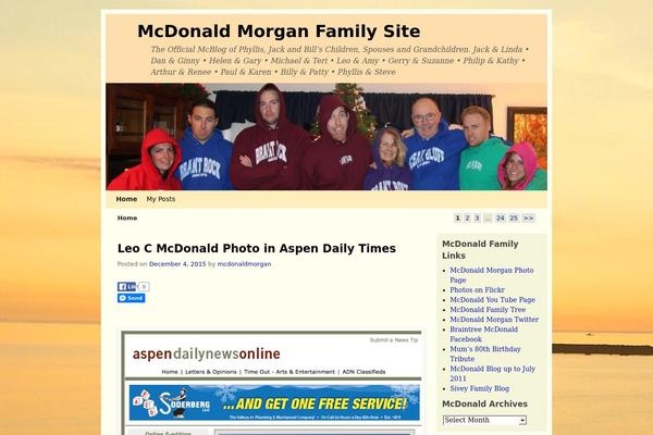 Site using Frontier Post plugin
