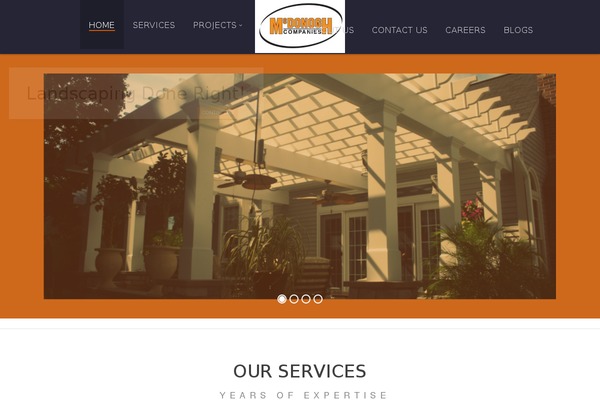 Renovation theme site design template sample