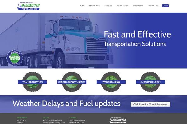 mcdonoughtruckline.com site used Mcdonough