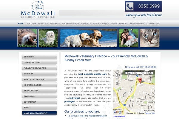 mcdowallvets.com.au site used Mcdowallvets