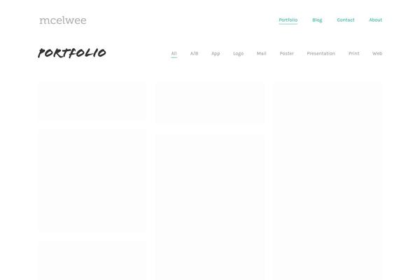 Kalium theme site design template sample