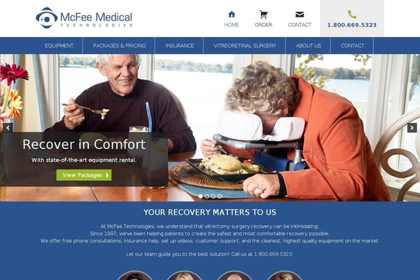 mcfeetech.com site used Caroline