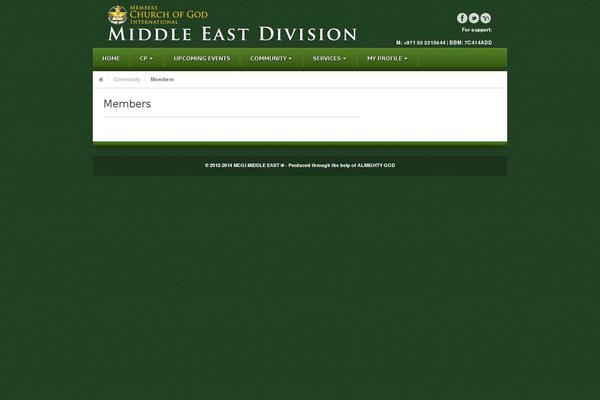 Site using Chimpy plugin