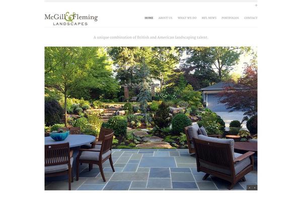 Slate theme site design template sample