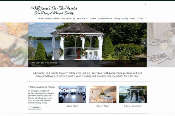 Blocked theme site design template sample