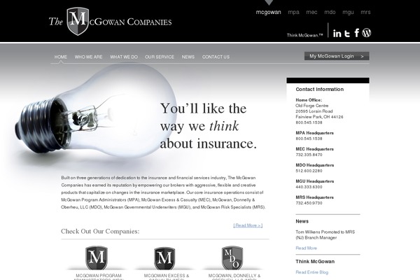 Black theme site design template sample