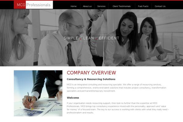 mcgpro.com site used Mcgprofessionals