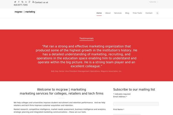 Flexform theme site design template sample