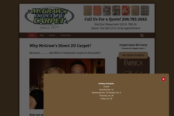 mcgrawsdirect2ucarpet.com site used Mcgraw