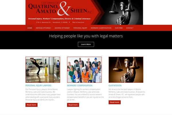 Ultimate theme site design template sample