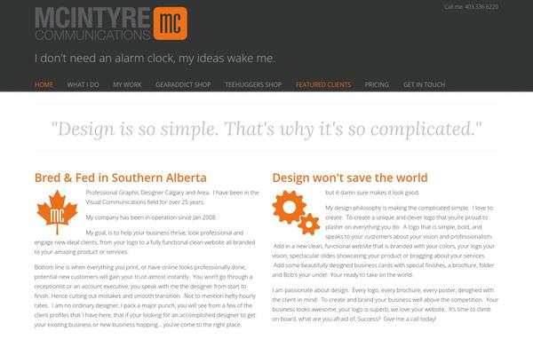 Site using Social Media Feather - lightweight social media sharing and follow buttons plugin