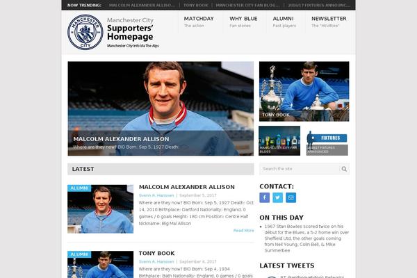 Site using Twiget Twitter Widget plugin
