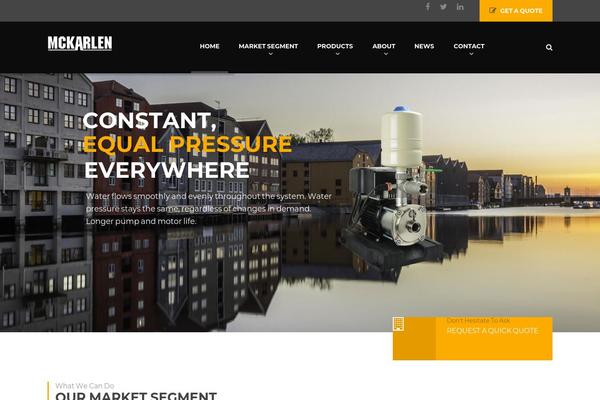Saturnthemes-industry theme site design template sample