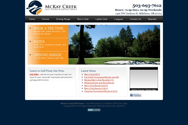 Mckay theme site design template sample