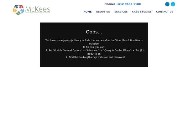 mckees.com.au site used Creativity