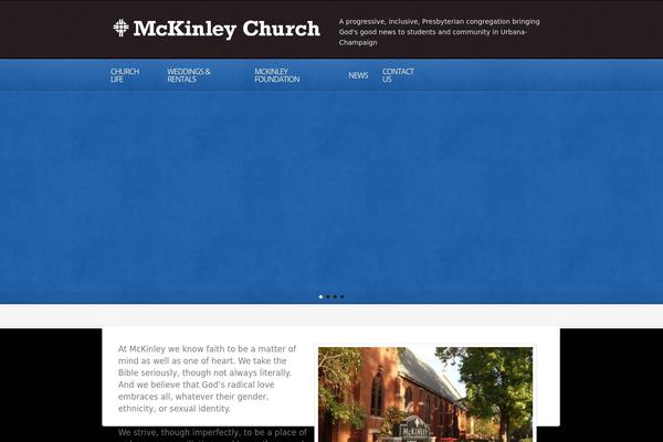 Churchope theme site design template sample