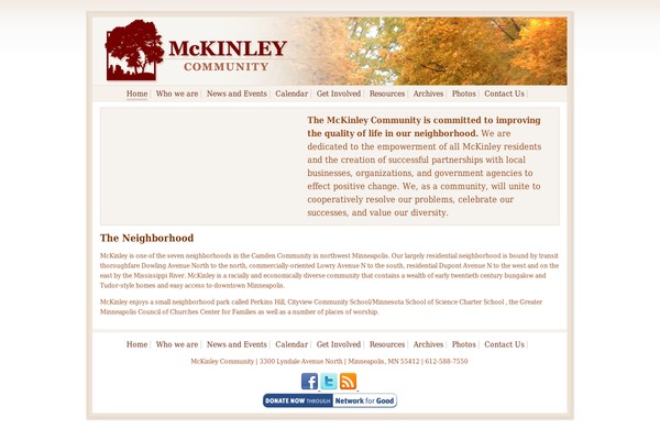 McKinley theme site design template sample