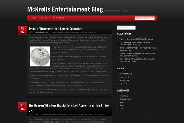 GamePress theme site design template sample