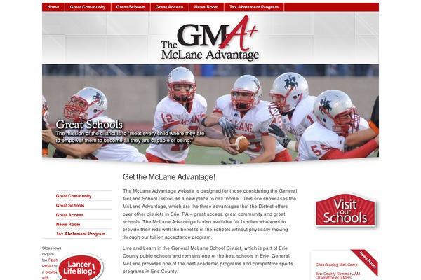 Gm theme site design template sample