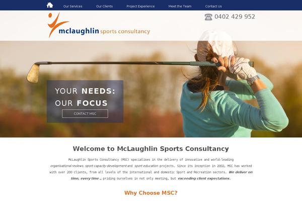 Catalyst theme site design template sample