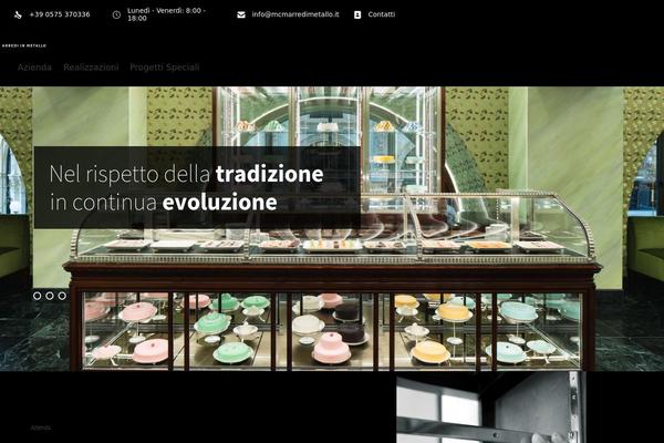 Nex theme site design template sample