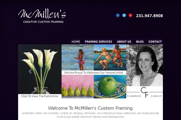 Flexible theme site design template sample