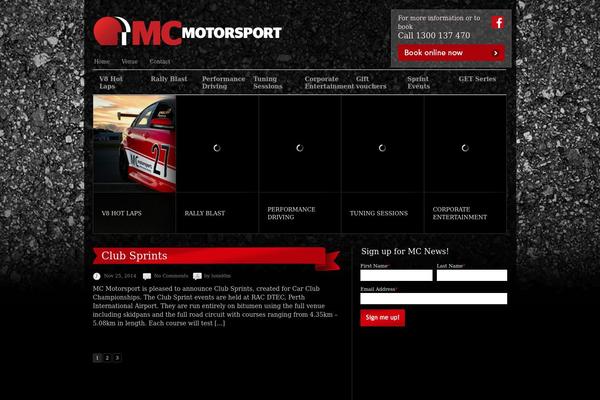 Newscast theme site design template sample