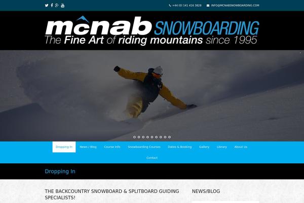 mcnabsnowboarding.com site used Total