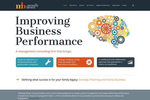 Salient theme site design template sample