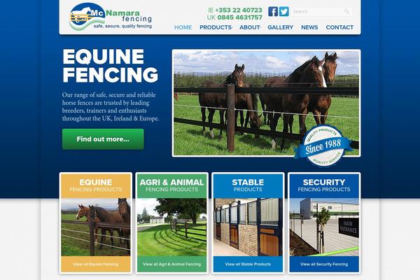 mcnamarafencing.ie site used Mcnamara