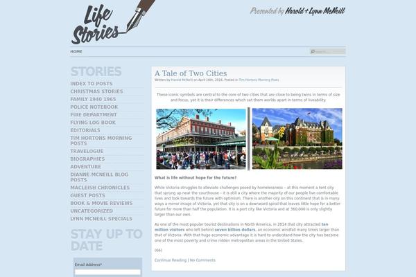 mcneillifestories.com site used Yoo_intro_wp