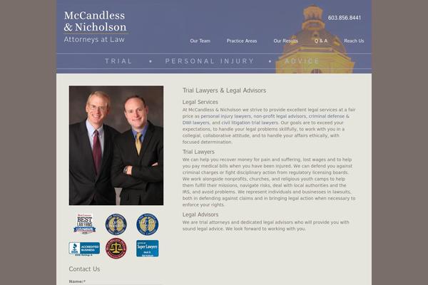 Iconic One theme site design template sample