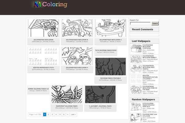 mcoloring.com site used Wallpresssnicerespo