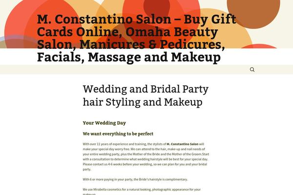 Twenty Thirteen theme site design template sample