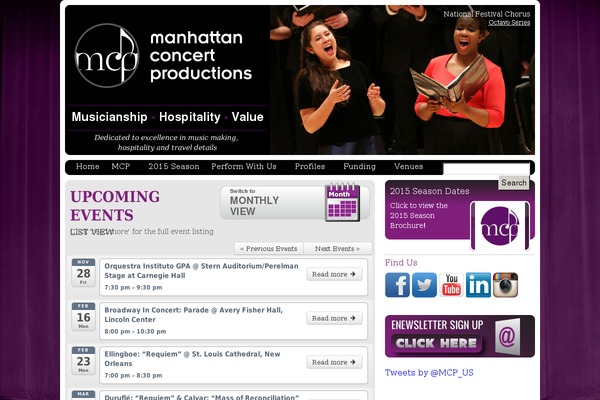 Mcp theme site design template sample