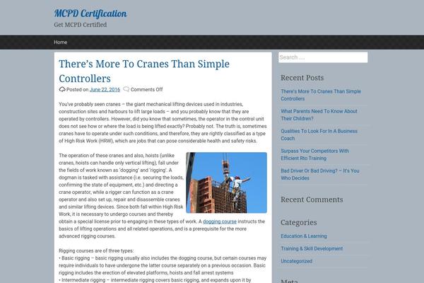 pacify theme site design template sample