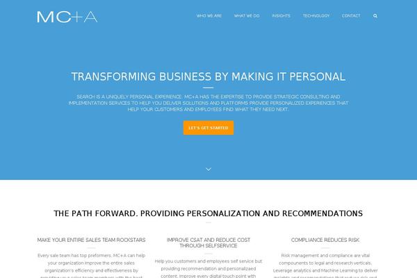 Mango theme site design template sample