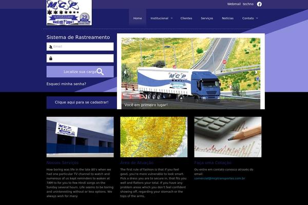 mcptransportes.com.br site used Mcp