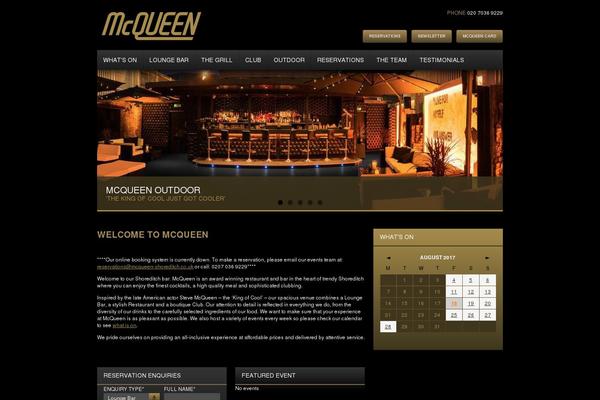 Donovan theme site design template sample
