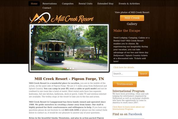 Evergreen theme site design template sample