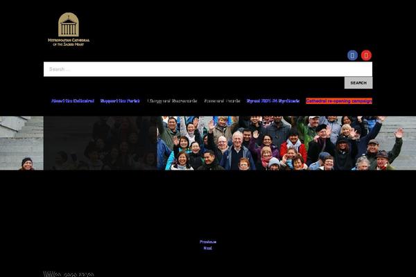 Faith theme site design template sample