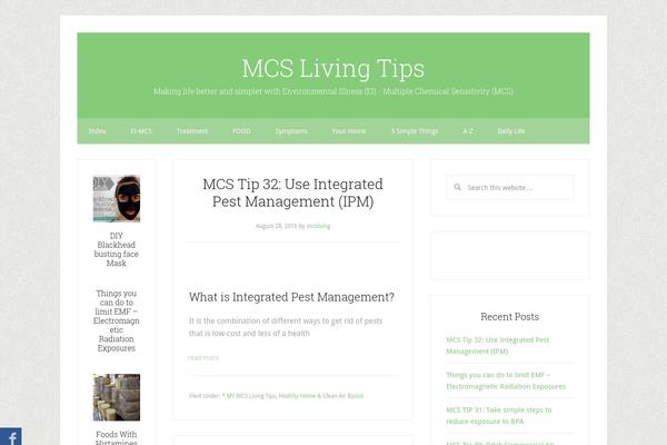 Ingrid theme site design template sample