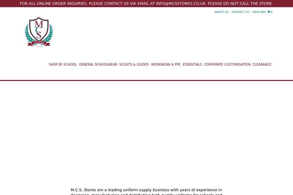 mcsstores.co.uk site used Cleartwo-child